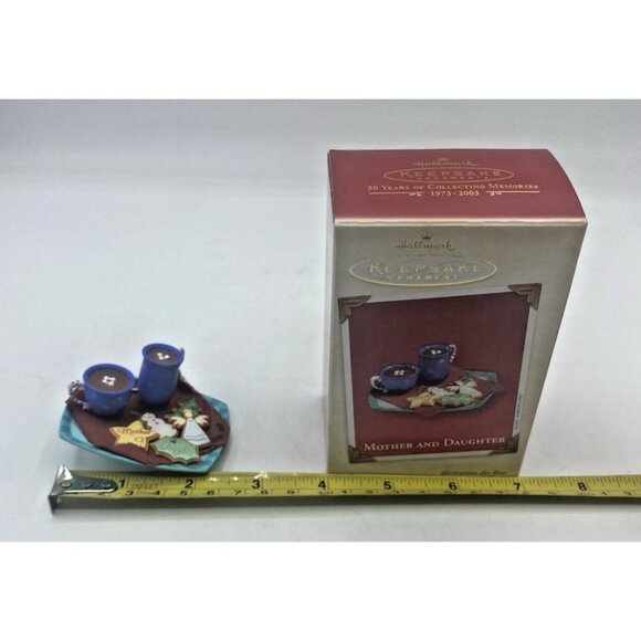 Vintage Hallmark Keepsake Ornament 2003 Mother & Daughter Clip On Christmas - Picture 8 of 13